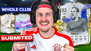 I Submitted My Entire Club For TOTY Icon Ribery!!