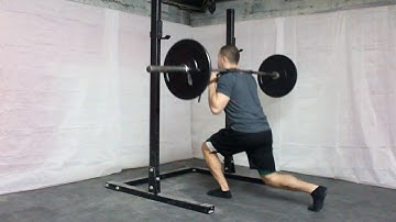Safetybar Pause Reverse Lunge Alternative - An Exercise Demo by Optimizing Athleticism