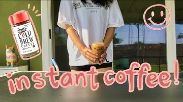 back to school/work instant coffee recipe (trader joe