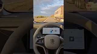 🉐BYD TANG L перестроение (обгон) на круизе