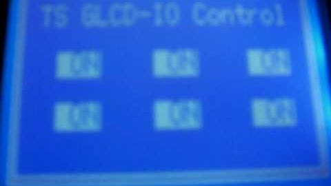 PIC GLCD Touch Screen IO Control