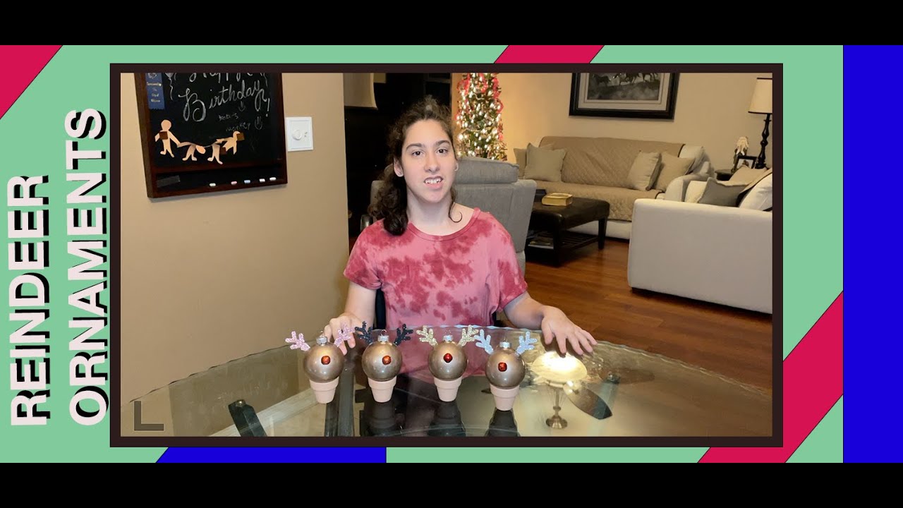 HOW TO MAKE REINDEER CHRISTMAS ORNAMENTS! - YouTube