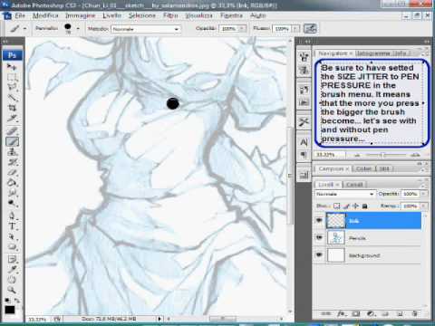 Photoshop CS Digital Inking Tutorial Part /