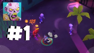Zombie Paradise: Mad Brains - Gameplay Walkthrough Part 1 - Tutorial iOS/Android