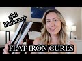 GHD Platinum+ Hair Straightener Review | How To Curl Your Hair With A Flat Iron