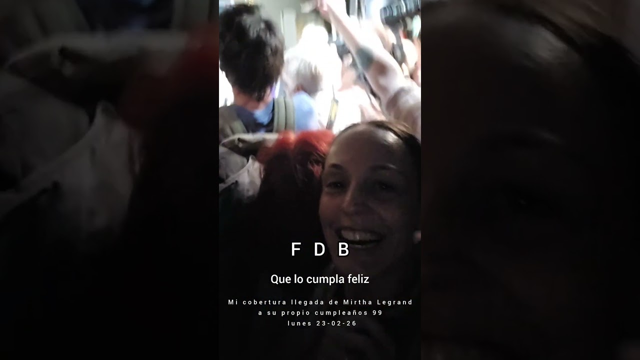 Mirtha Legrand salió a saludar y le cantamos el feliz cumpleaños 99 