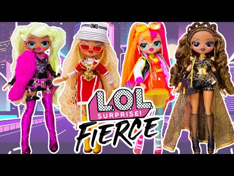 LOL OMG FIERCE Dolls Full Unboxing Royal Bee, Neonlicious, Lady Diva, Swag