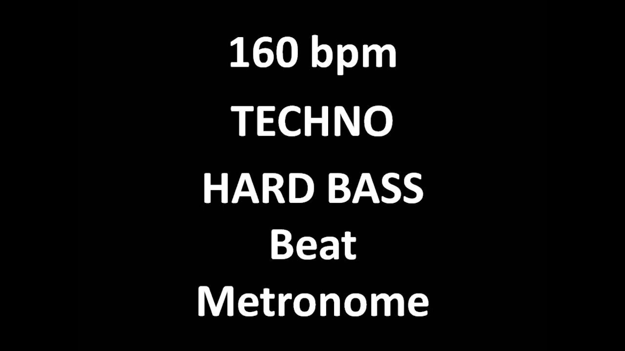 160 BPM 160 Beats Per Minute TECHNO HARD FAST BEAT For Jamming 160-bpm-160-beats-per-minute-techno-hard-fast-beat-for-jamming