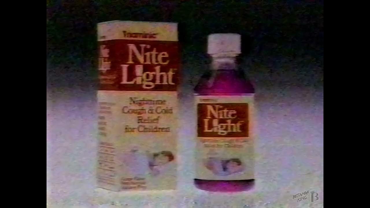 Triaminic Night Light Medicine Commercial 1988 YouTube
