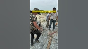 Carbon dioxide gas blasting for rock mining #co2blasting #mining #co2rockblasting #blasting
