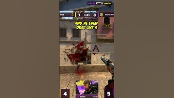 Konfig Embarrasses Maden Nip vs Ence Blast Paris CSGO Major #shorts