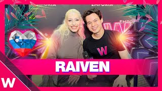 🇸🇮 Raiven (Slovenia Eurovision 2024) | Emporia Lounge Interview in Malmö