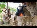 Как сделать саманную печь из местных материалов, обучали в Крыму