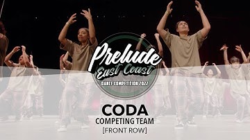 CODA [FRONT ROW] || Prelude East Coast 2022 || #PreludeEC2022