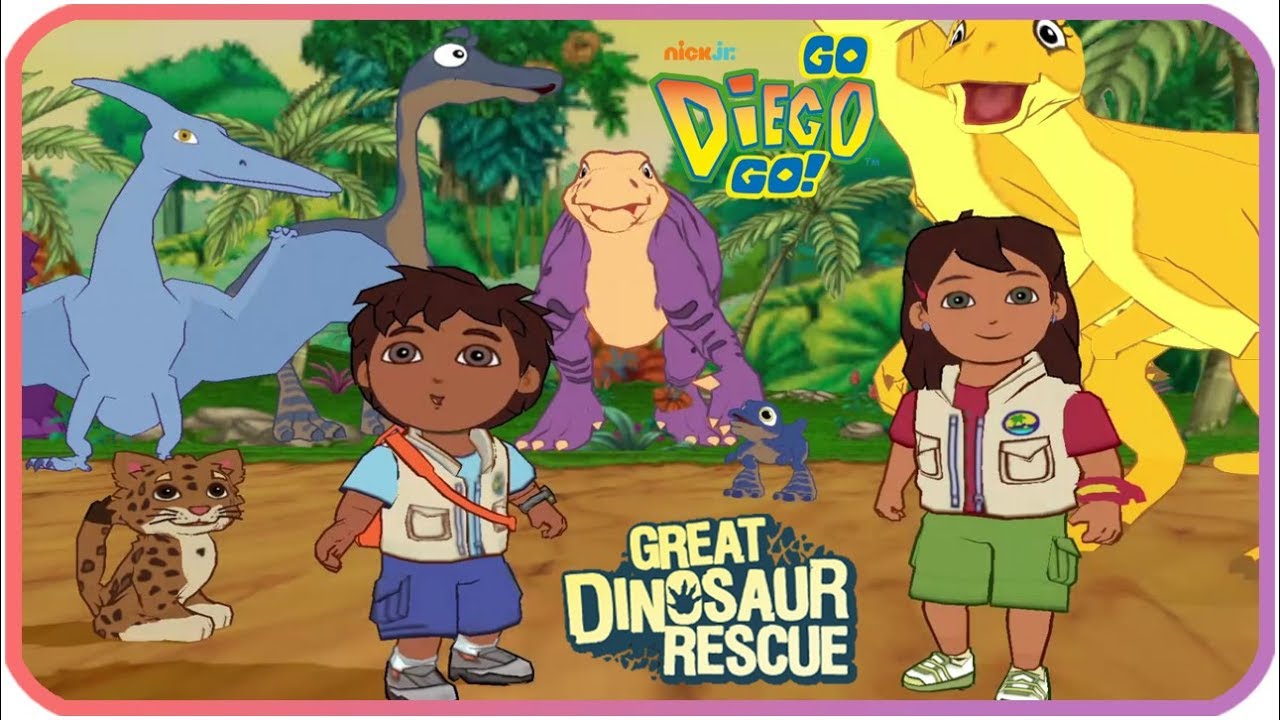 Go Diego Go! - Great Dinosaur Rescue - Sony Playstation 2 PS2