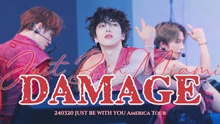 [4K] 240320 JUST B 전도염 DY - Damage 👹 | America Tour in Miami FanCam 직캠