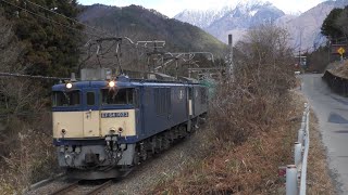 JR貨物EF64 1023.1044号機　8084レタキ14B 中央西線大桑〜須原