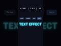 Text Effect Animation || Html Css &amp; JS || #rxthub #code