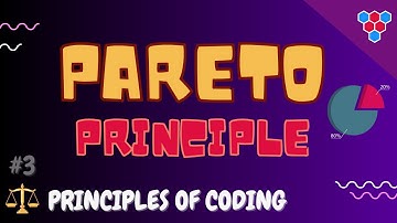 80 / 20 Rule …. Principles of Coding