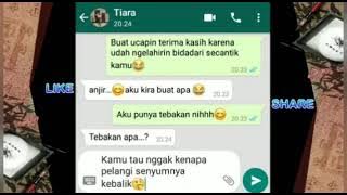 Chat wa Romantis gombal dan cinta auto bikin baper#4k😋