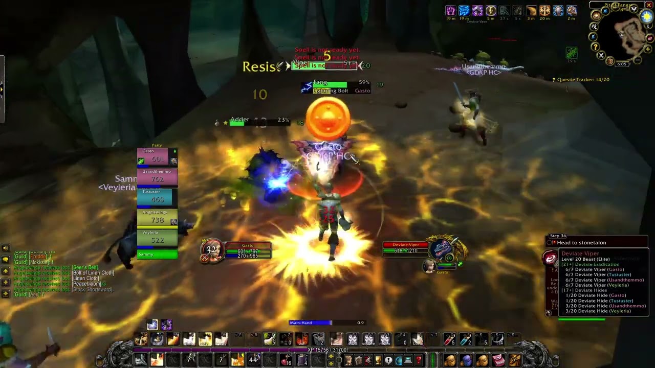 Prot Paladin Tanking Wailing Caverns HC