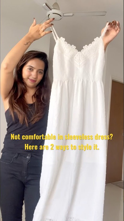 How to wear * Strap dress * without revealing skin 
