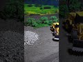 Rc Loader with rc dump truck mining gravel at mining site part 7.