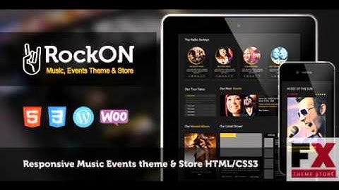 Preview RockOn - Multipurpose Music WP Theme TForest