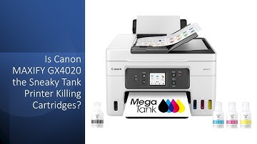 Is de Canon MAXIFY GX4020 de sluwe tankprinter die cartridges kapotmaakt?