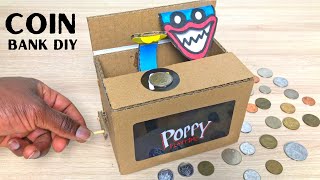 The Huggy Wuggy Bank Funny Coins Stealing Diy Project