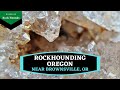 Rockhounding Oregon - Brownsville, Oregon - More CRYSTALS!