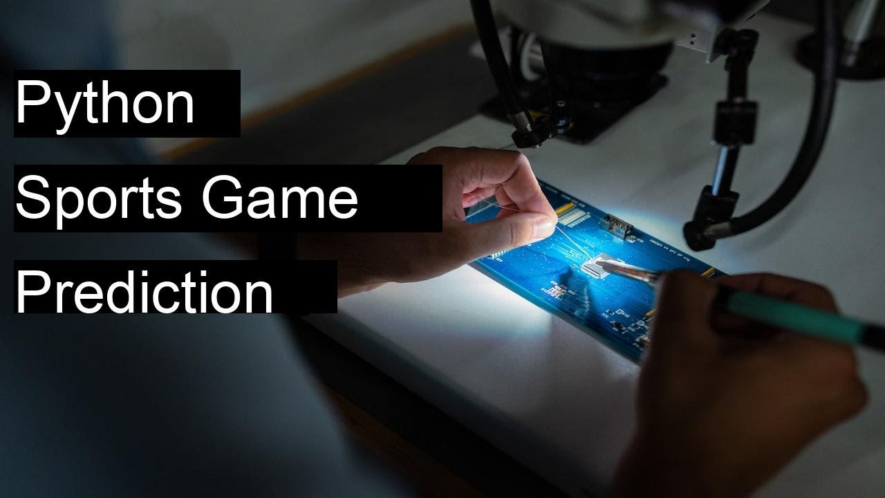 Predicting the outcome of a sports game with Python - YouTube