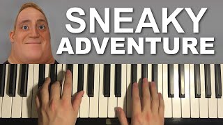 Sneaky Adventure - Gaming Background Music (Piano Tutorial Lesson) | Kevin MacLeod