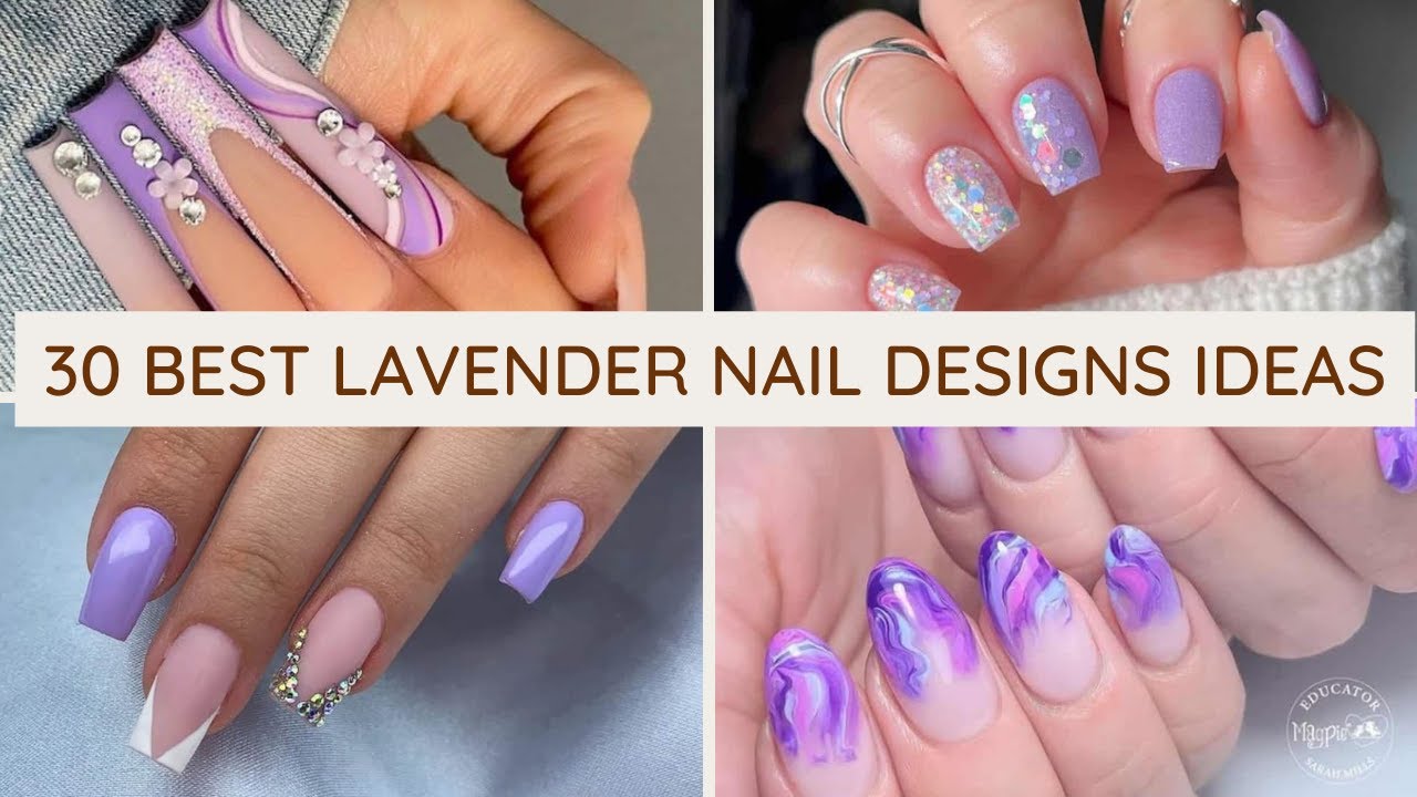 Lavender Nails Are Trending For Summer 2023