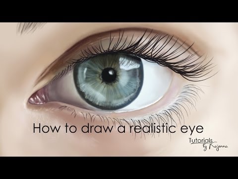 Video: How To Paint Eyes In Photoshop