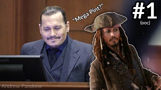 Johnny Depp Being Hilarious in Court! (Part 1) Resimi