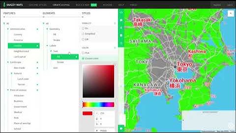 How to use snazzy maps