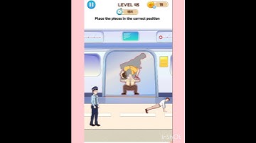 Annoying puzzle game level 45 place the pieces in correct position  #tricky puzzle  #short