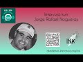 Intervjuo kun la gajninto de la unua Interkultura Novelo-Konkurso: Jorge Rafael Nogueras
