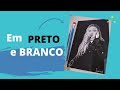 Retrato Feminino em preto e Branco - Lívia Maria Martins