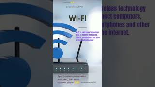 what is Wi-Fi ? | wireless | routing switching | networking #inspiration #shorts #cisco #study #new