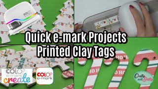 Printing on to Air Dry Clay Tags with COLOP e-mark