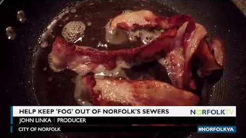 You can help keep fats, oils & grease OUT of Norfolk's sewer lines!