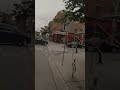 Block bike lane cyclist Dashcam Bloor St W Toronto Canada
