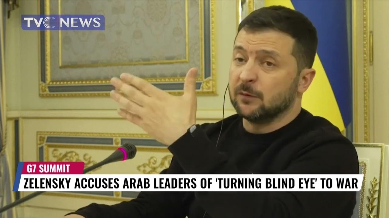 Zelensky Accuses Arab Leaders Of Turning Blind Eye To War