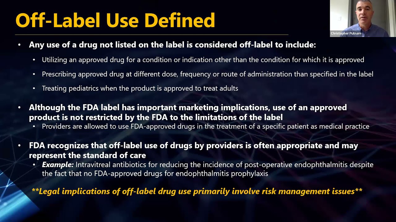 Clinical Potpourri OffLabel Medication Use in Primary Care Optometry
