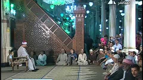 فضيلة الشيخ محمود أبو الوفا الصعيدي وتلاوة فجر  الجمعة 24 رمضان 1434هـ   2 8 2013  مسجد الحسين
