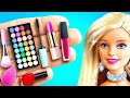 MAKEOVER DELLA BAMBOLA CON TANTI GADGET | Si Illumina Con Mini Cosmetici e Make-Up di 123GO! SCHOOL