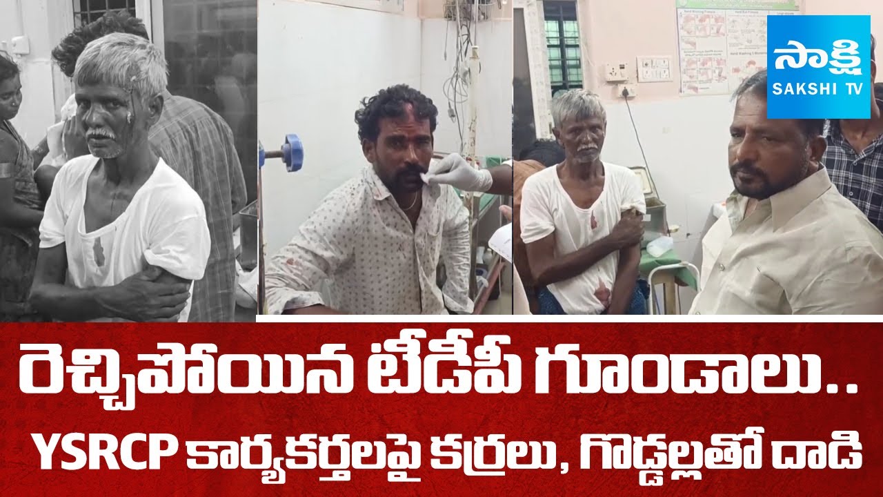 Sake Sailajanath REACTS to TDP Goons Attack on YSRCP Activists at Chennampalli | Sakshi TV