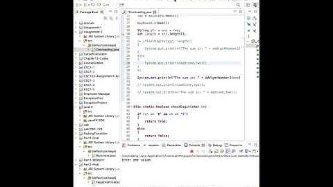 Assignment #2 - Overloading Methods
